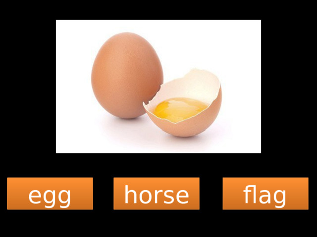 egg horse flag