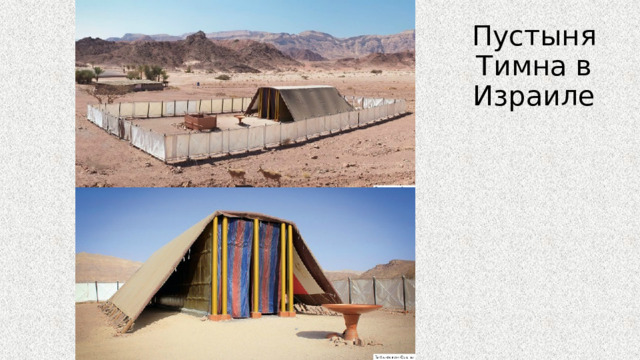 Пустыня Тимна в Израиле 