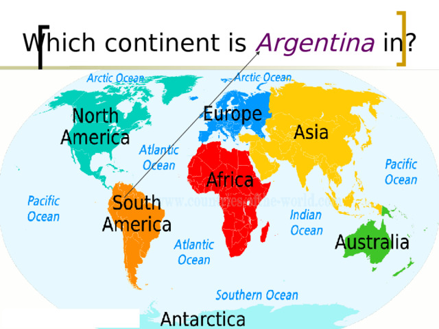 Which continent is Argentina  in? 