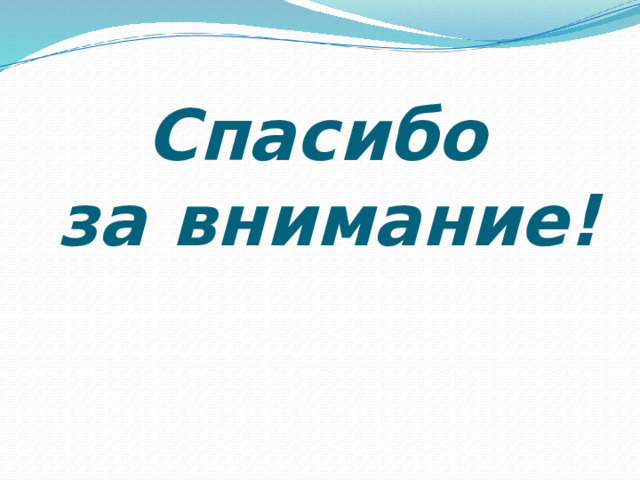           Спасибо  за внимание! 