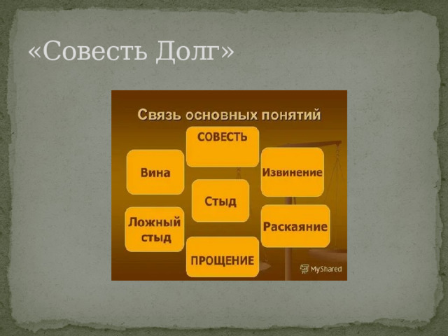 «Совесть Долг» 