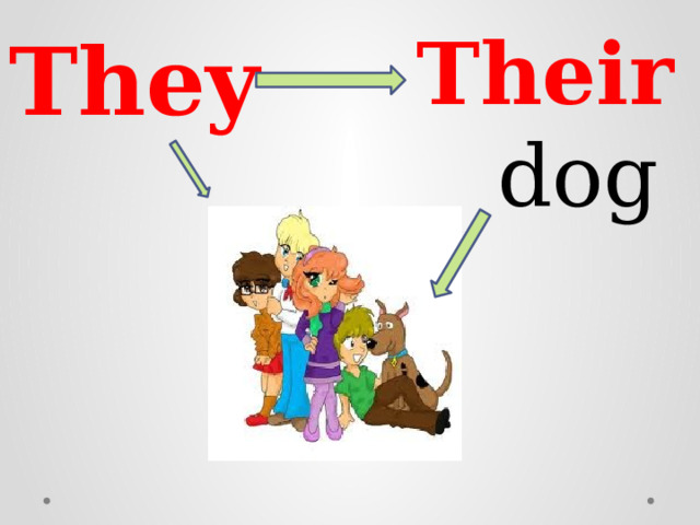 Their  dog They  