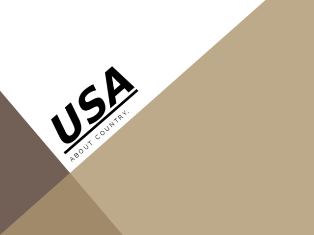 USA About country. 