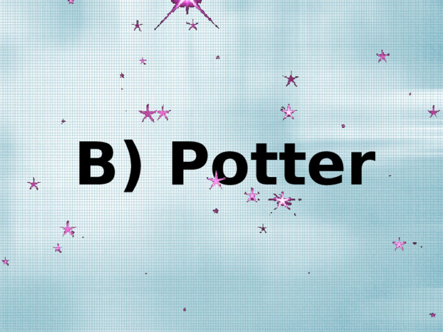 B) Potter 