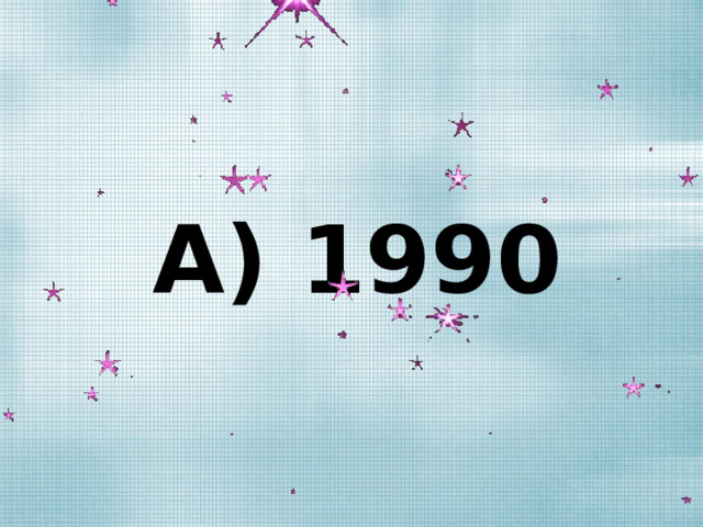 A) 1990 