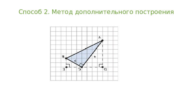 Способ 2. Метод дополнительного построения   