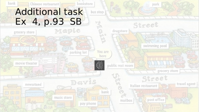 Additional task  Ex 4, p.93 SB 