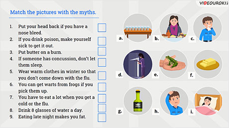 Common myths about health