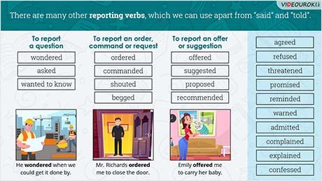 Reported speech. Sequence of tenses