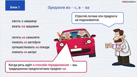 Предлоги, частицы и междометия