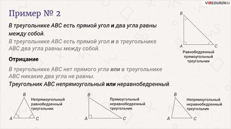 Отрицание сложных утверждений