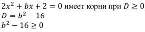 Что называется дискриминантом неравенства второй степени