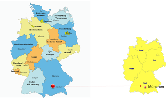 Das bundesland. Бундесланд. Bayern Bundesland герб и флаг.