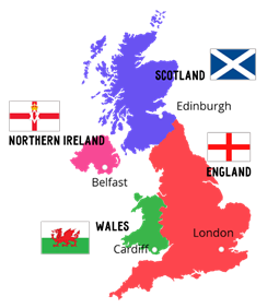 Uk projects. What languages are spoken in England, Wales, Scotland and Northern Ireland.