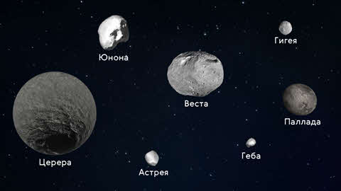 Определите плотность астероида веста если его диаметр равен 525