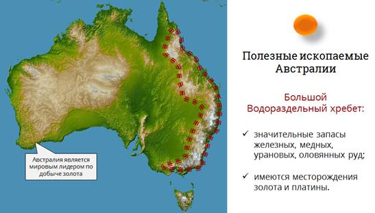 Большой водораздельный хребет в австралии карта