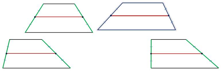 Средняя линия трапеции рисунок