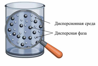Добавьте подписи к изображениям дисперсных систем гель суспензия эмульсия