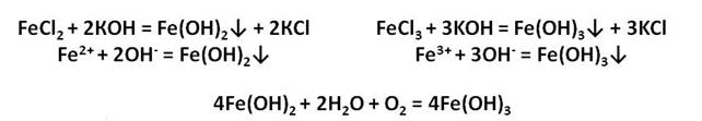 Цепочка fe fecl2 fe oh 2. Fecl2+Koh ионное уравнение. Fecl2+2koh. Fecl3 Koh реакция.