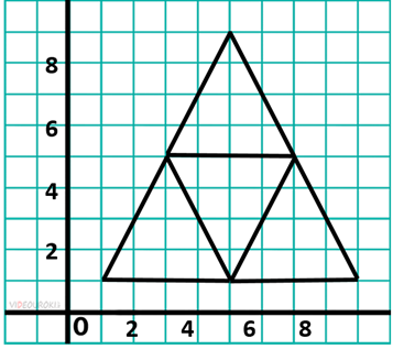 Используя рисунок постройте треугольник в масштабе 1 2 в масштабе