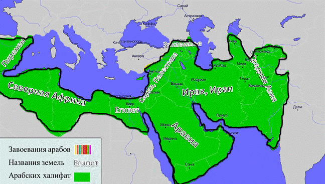 Исламский халифат карта