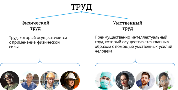 Физический труд это. Умственный и физический труд. Умственный и физический труд примеры. Работники физического и умственного труда. Физический и интеллектуальный труд.