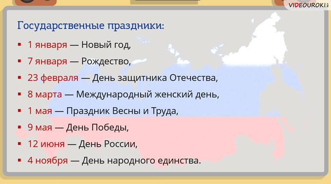 План конспект по окружающему миру 4 класс такие разные праздники