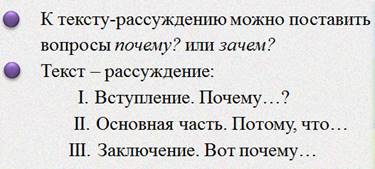 На какой вопрос отвечает рассуждение