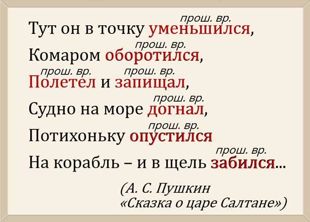 Тает лицо глагола. Тут он в точку уменьшился комаром оборотился полетел и запищал. Семь глаголов на -еть. Тут он в точку уменьшился комаром оборотился кто это. Схема предложения тут он в точку уменьшился комаром оборотился.