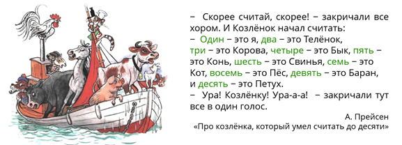 Козленок который считал до десяти читать сказку с картинками