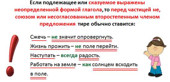 Между подлежащим и сказуемым выраженными инфинитивом. Если подлежащее сказуемое выражено неопределенной формой глагола. Подлежащее и скпщуемое ввражкеы определенной формой гоагола.