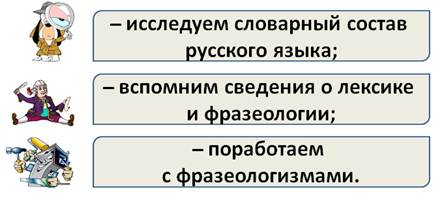 Повторение лексика фразеология орфография 9 класс план урока