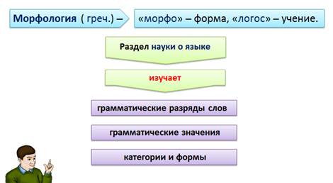 Повторение по теме морфология 7 класс презентация