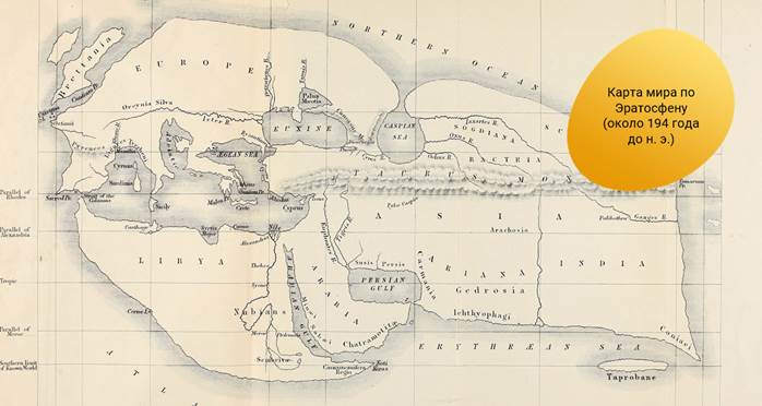 В землеописание гекатея милетского включено изображение карты